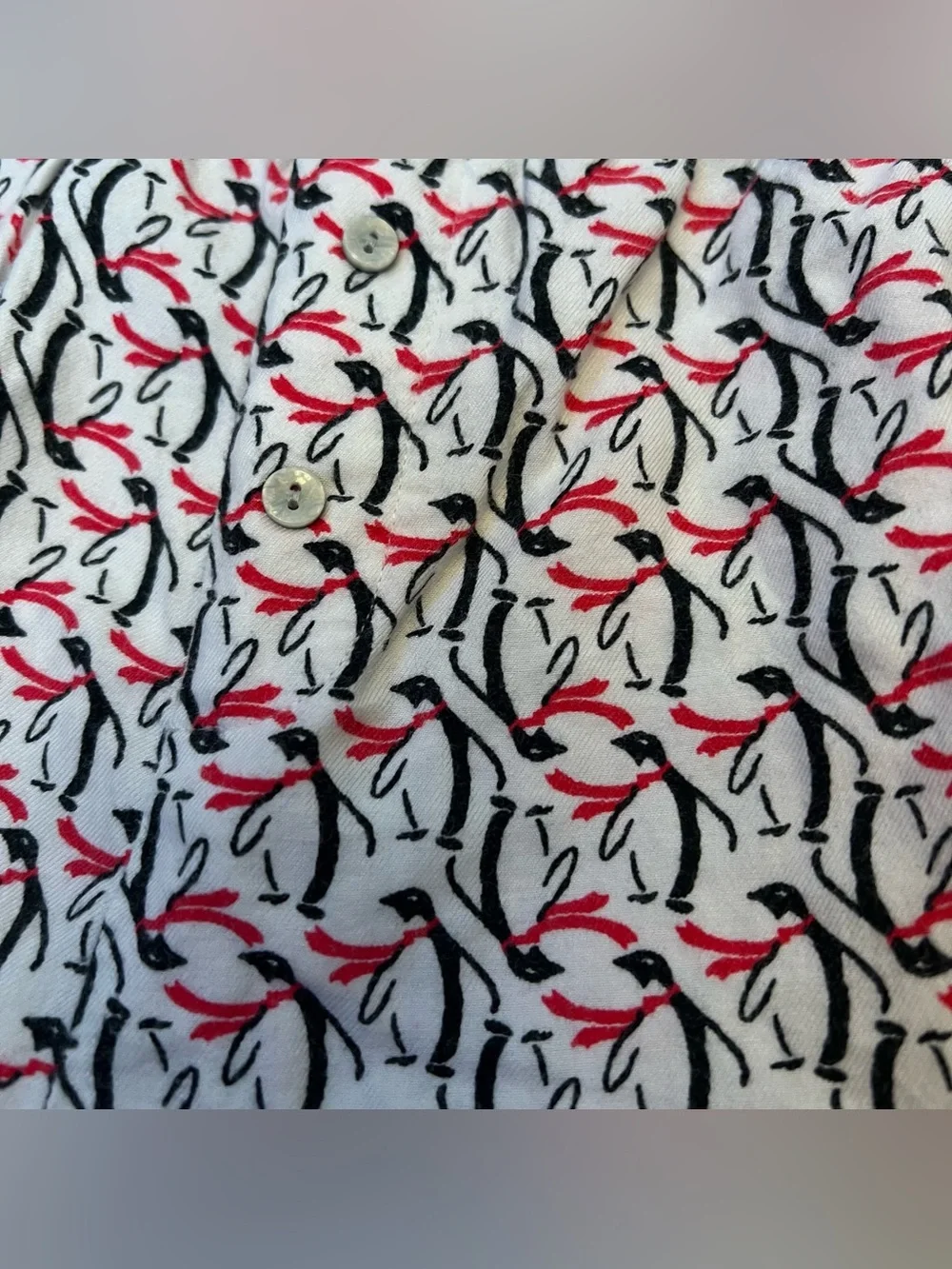 Victorias Secret Size Medium Cotton Modal Penguin Sleep Pajama Pants Nap Night